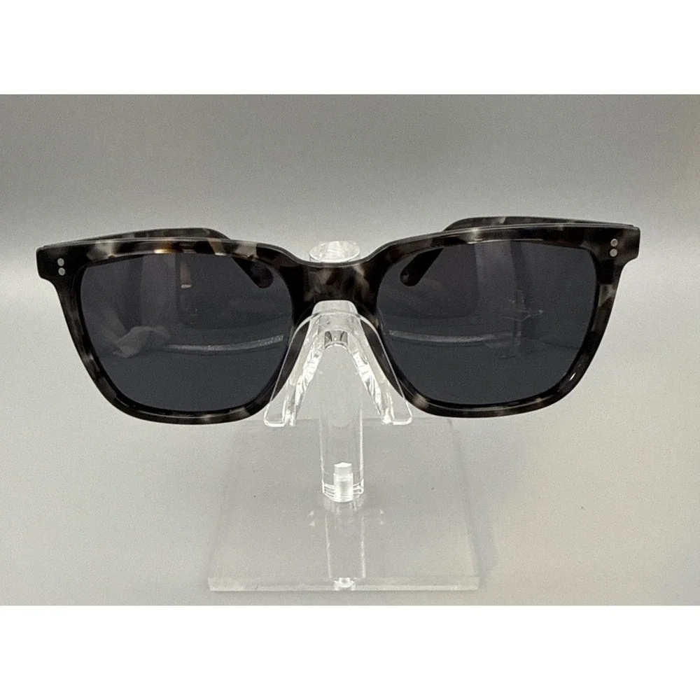 Carfia Authentic CA5354 Polarized Sunglasses Black Tortoise Frame Black Lenses